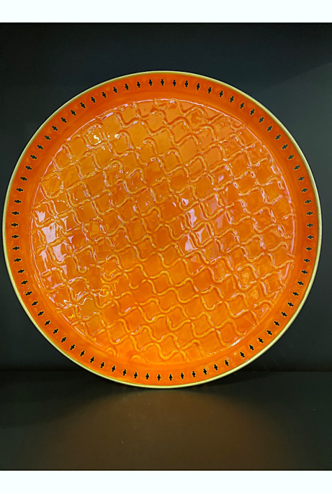 Plateau Riviera Orange 45cm BAZARDELUXE