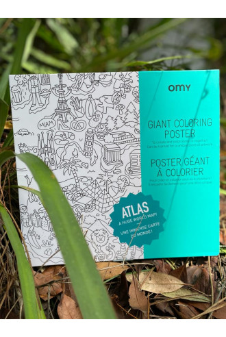 OMY Atlas Giant Coloring Poster