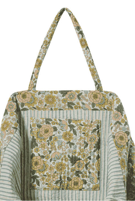 Sac shopper Amaia Rose Corail BONHEUR DU JOUR