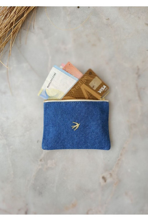 Petite trousse Marie Denim MAISON JEANNE