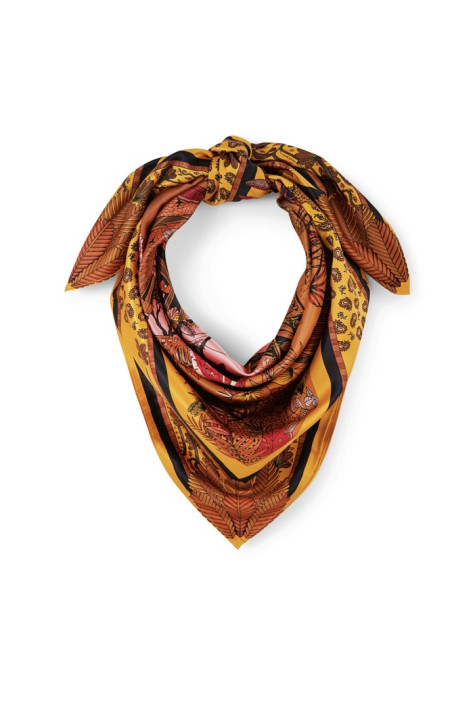 Foulard médium AMBER PALACE Ocre WILD