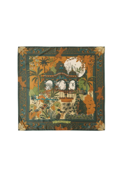 Foulard médium AMBER PALACE Vert WILD