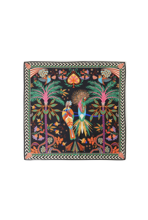 Foulard médium MAGIC INDIA Noir WILD