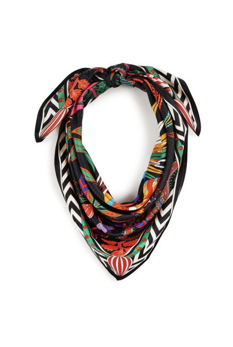 Foulard médium MAGIC INDIA Noir WILD