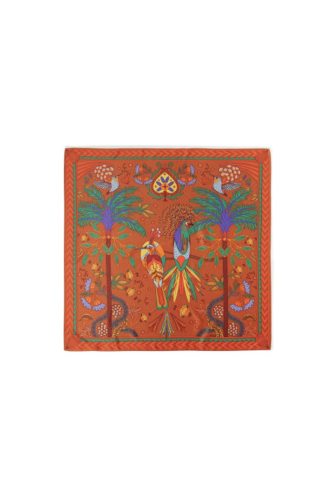 Foulard médium MAGIC INDIA Terracotta WILD