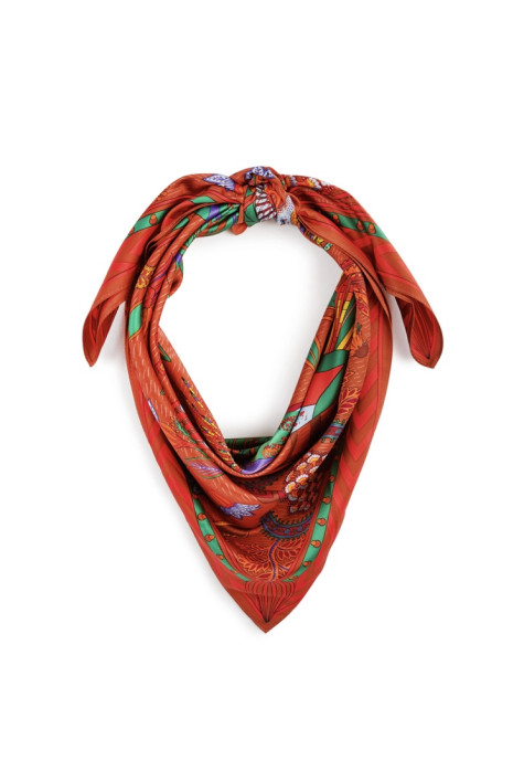 Foulard médium MAGIC INDIA Terracotta WILD