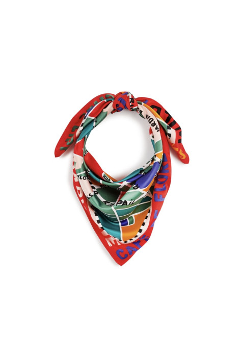 Foulard médium MONPARIS Rouge WILD