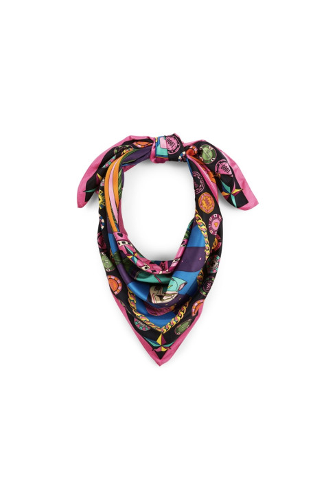 Foulard médium VEGAS Rose WILD