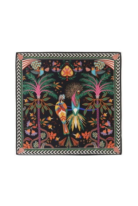 Foulard mini MAGIC INDIA Noir WILD