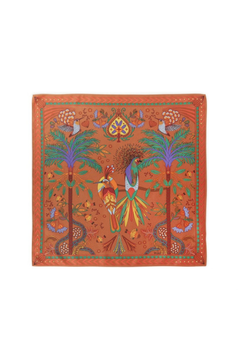 Foulard mini MAGIC INDIA Terracotta WILD