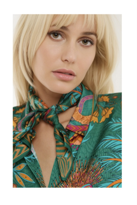 Foulard mini MAGIC INDIA Vert WILD