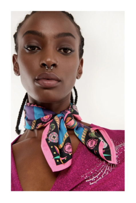 Foulard mini VEGAS Rose WILD