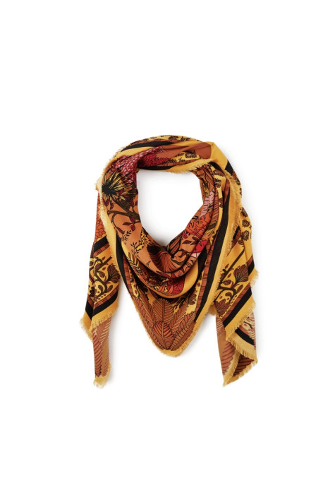 Grand foulard AMBER PALACE Ocre WILD