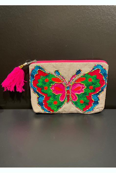 Pochette Papillon cordon rose HOFF INTERIEUR