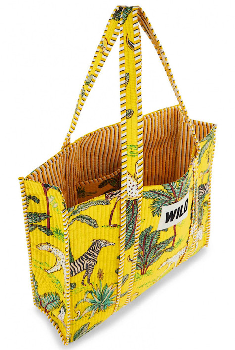 Sac cabas Baustista Jaune WILD